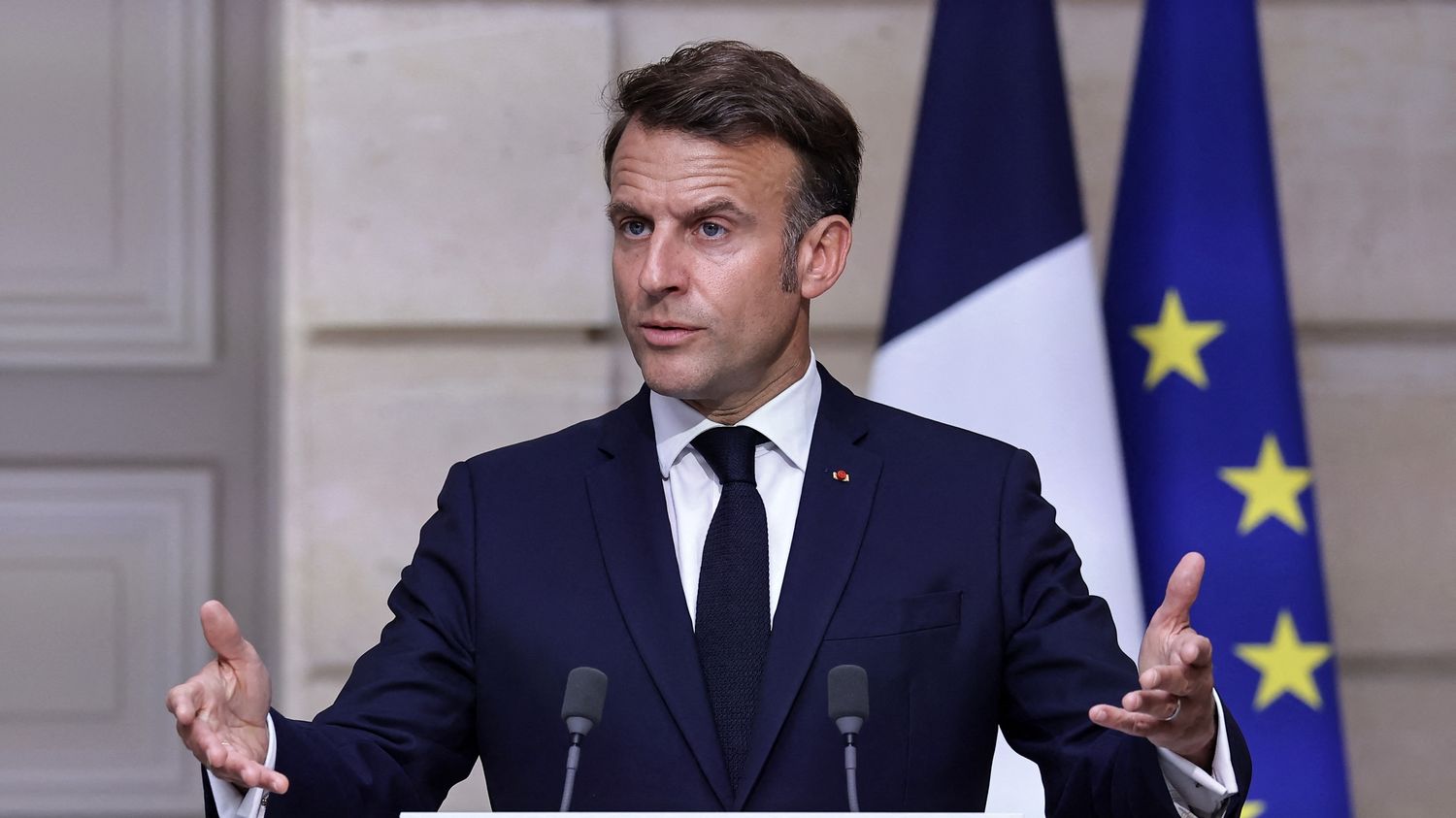 "La France réaffirme le droit d'Israël à se protéger et à assurer sa sécurité", déclare Emmanuel Macron