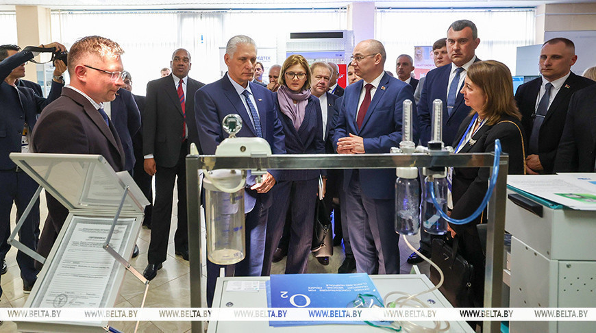 Cuban president eyes joint clinical trials with Belarus