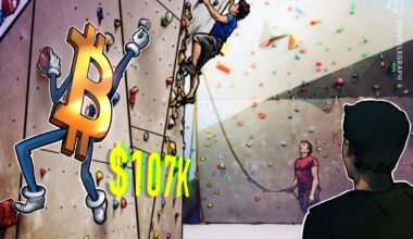 Bitcoin Holds $107K As Stagflation, Fed Rate Cuts Loom