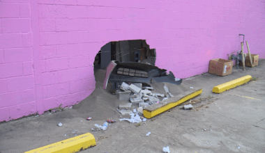 Car crashes through wall of Birmingham business