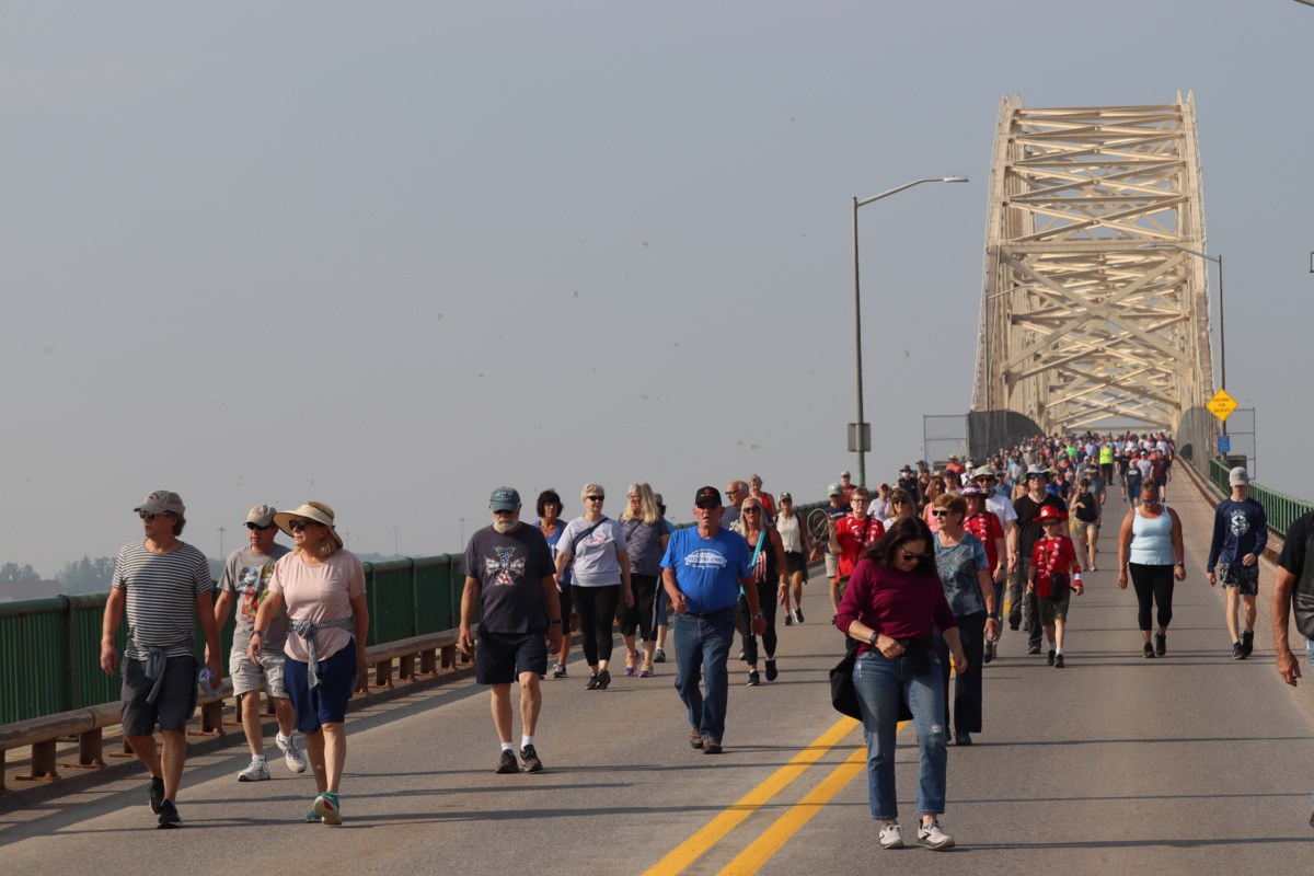 Trade war won’t spoil this year’s International Bridge Walk