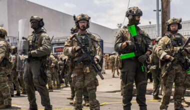 With troops and protests, Trump’s feud with California moves to the streets of LA