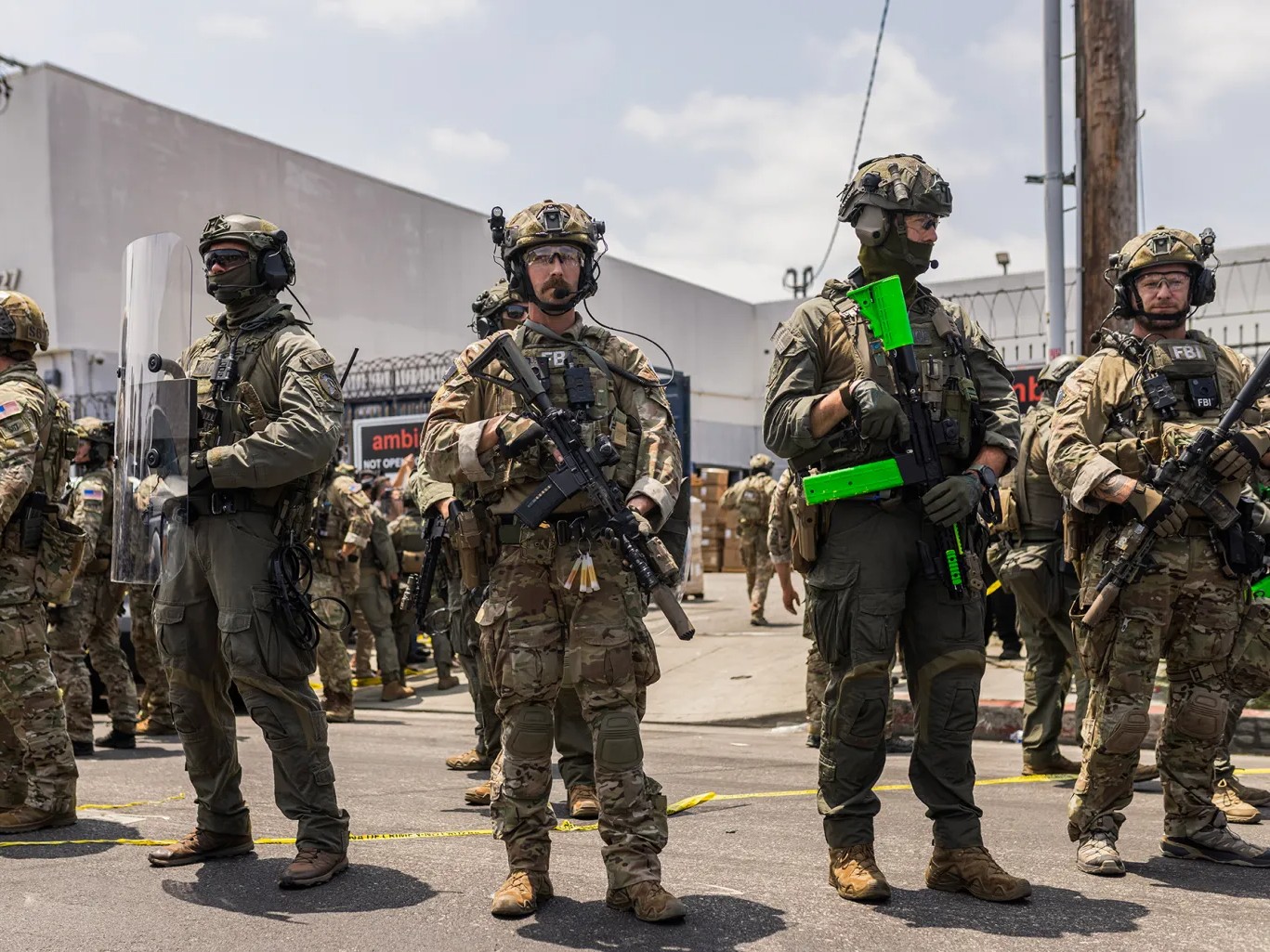 With troops and protests, Trump’s feud with California moves to the streets of LA