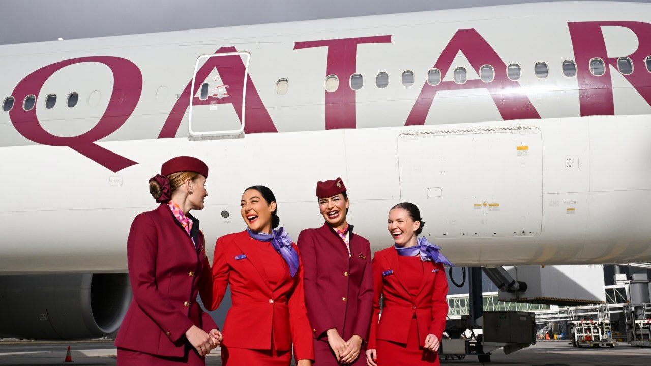 Virgin began launching flights to the Middle East via Qatar earlier this month. Picture: Supplied