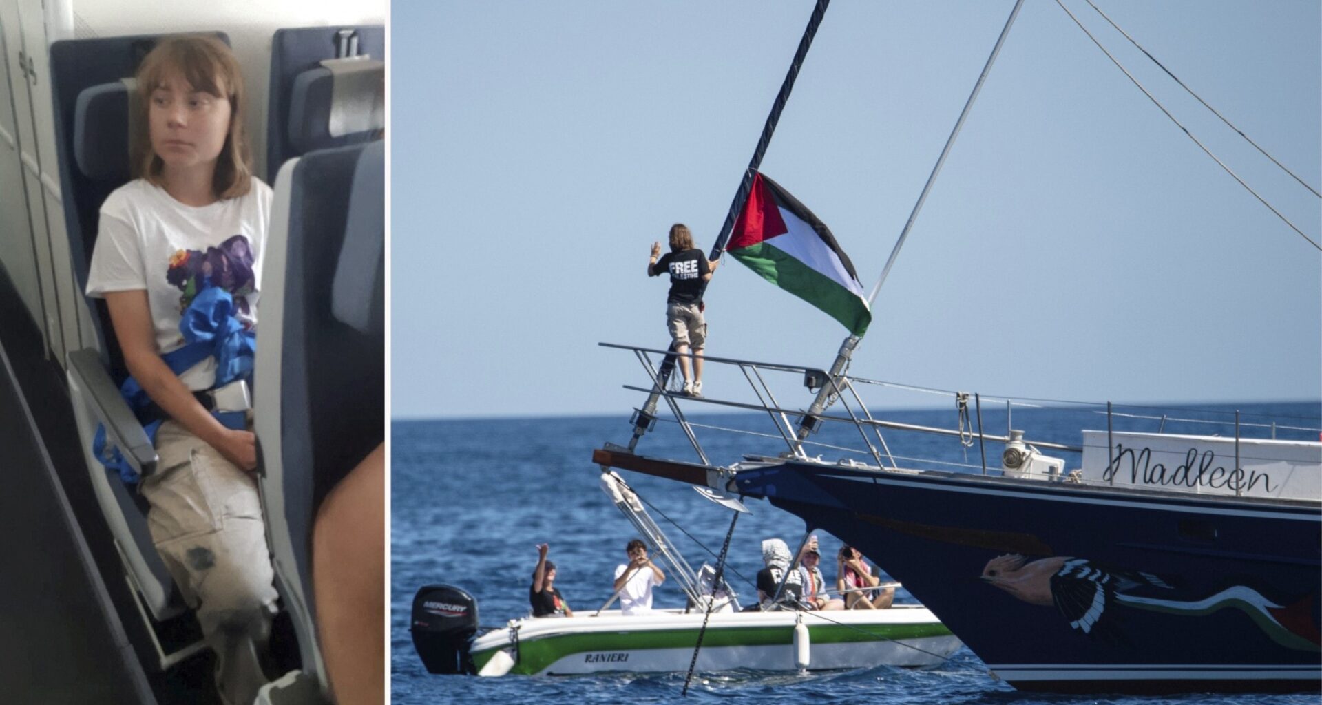 Greta Thunberg fångades av Israel - skickas tillbaka till Sverige - Radio Sweden på lätt svenska