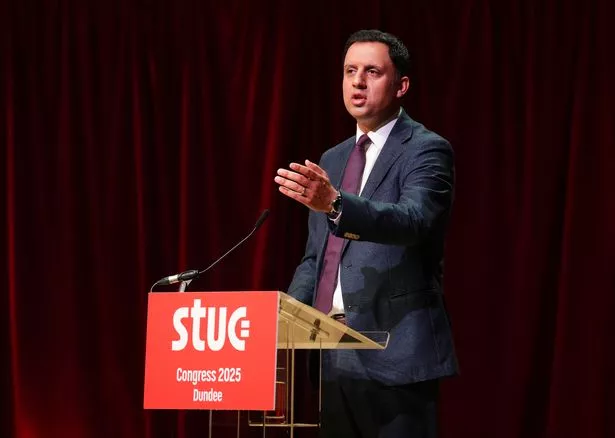 Anas Sarwar speaks at the STUC conference