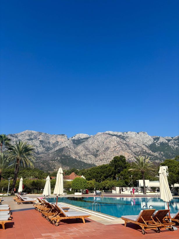 The resort is built within the Turkish Taurus mountains