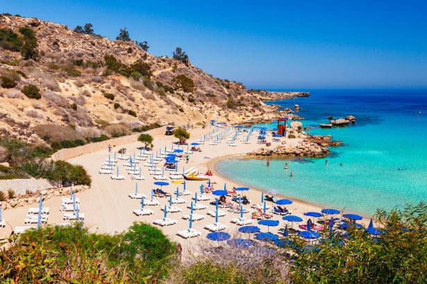 Beautiful landscape near of Nissi beach and Cavo Greco in Ayia Napa, Cyprus
