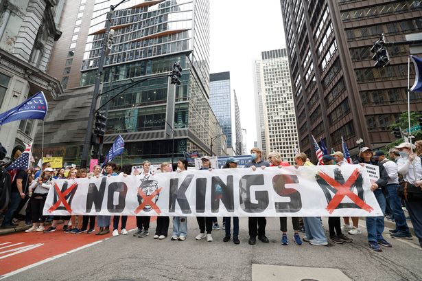 Vice President JD Vance's cousin slammed the official on Saturday during a counterprotest to U.S. President Donald Trump's birthday parade