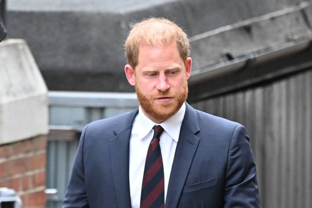 LONDON, UNITED KINGDOM - APRIL 09: The Duke of Sussex, Prince Harry, arrives to attend the second day of an appeal court hearing at the High Court in London, challenging the loss of his UK security detail in London, United Kingdom on April 09, 2025. (Photo by Rasid Necati Aslim/Anadolu via Getty Images)