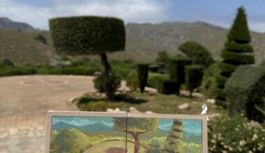 Aquí hay algunas pinturas que hice mientras visitaba España / Mallorca