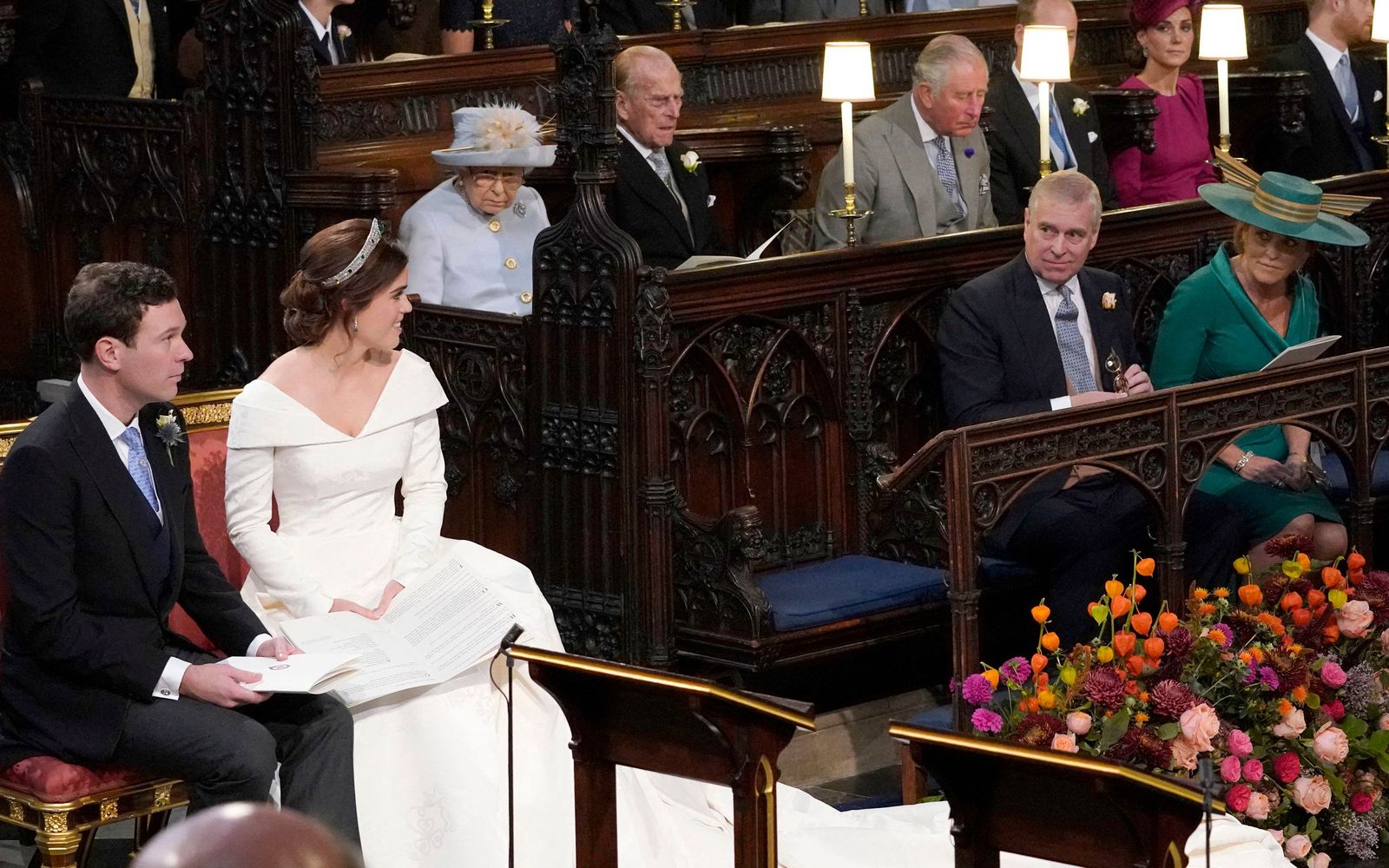Image may contain Prince Andrew Duke of York Lucy Hale Prince Philip Duke of Edinburgh and Charles Prince of Wales