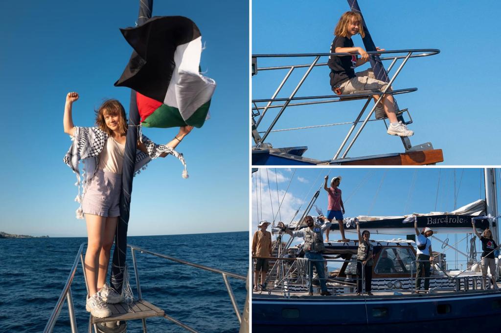 Israel threatens to 'act accordingly' as Greta Thunberg frolics on sailing boat heading to Gaza: 'We are prepared'