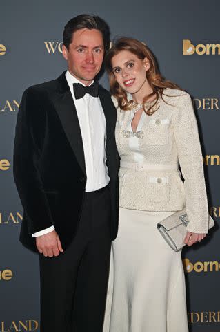 Getty Edoardo Mapelli Mozzi and Princess Beatrice at Borne's Wonderland Gala on March 6, 2025