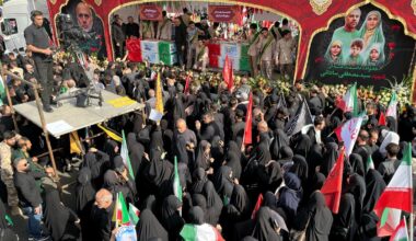 Iran holds state funeral for military leaders and nuclear scientists killed in Israel conflict