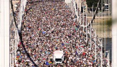 Budapest Pride: Unprecedented crowd defies Hungarian government at 'illegal' march