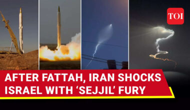 Iran STUNS Israel With ‘Dancing Missile’ SEJJIL That Can BOMBARD Tel Aviv From 2,000 Kms Away