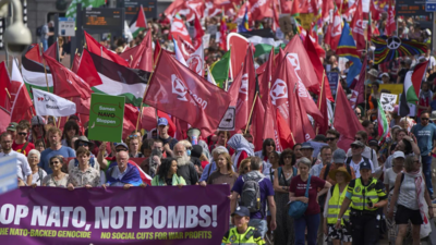 'Highly undesirable': Dutch host Nato during political crisis