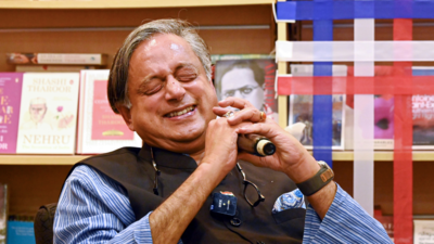 Shashi Tharoor. (PTI photo) After English, a lesson in French: Shashi Tharoor slams Pakistan in Russia - video goes viral