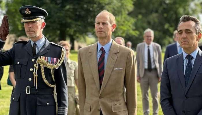 King Charless youngest brother visited the Waterloo Battlefield and planted Tree of Peace seeds