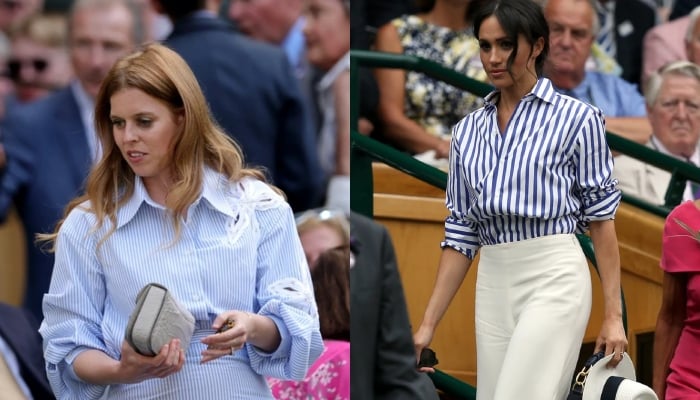 Princess Beatrice channels Meghan Markles Wimbledon look