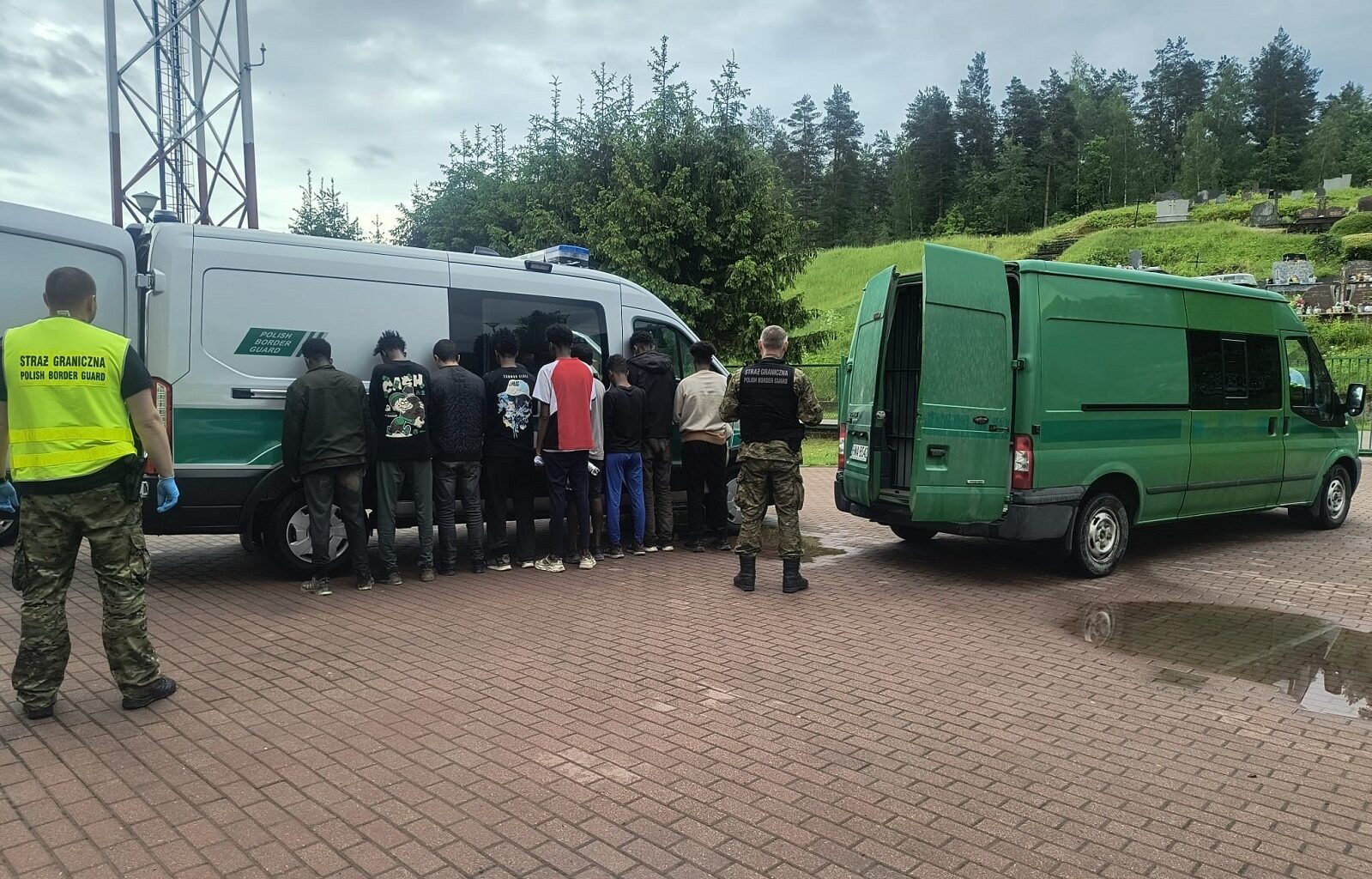 Zatrzymani przy granicy z Litwą