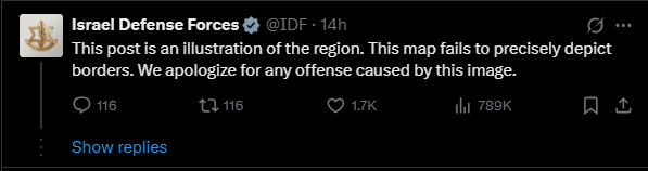 IDF issues apology IDF issues apology