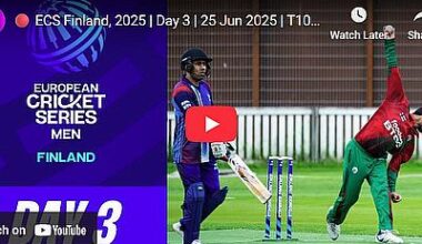 ECS Finland 2025 Day 3 Live Streaming | T10 Cricket Action | 25 June