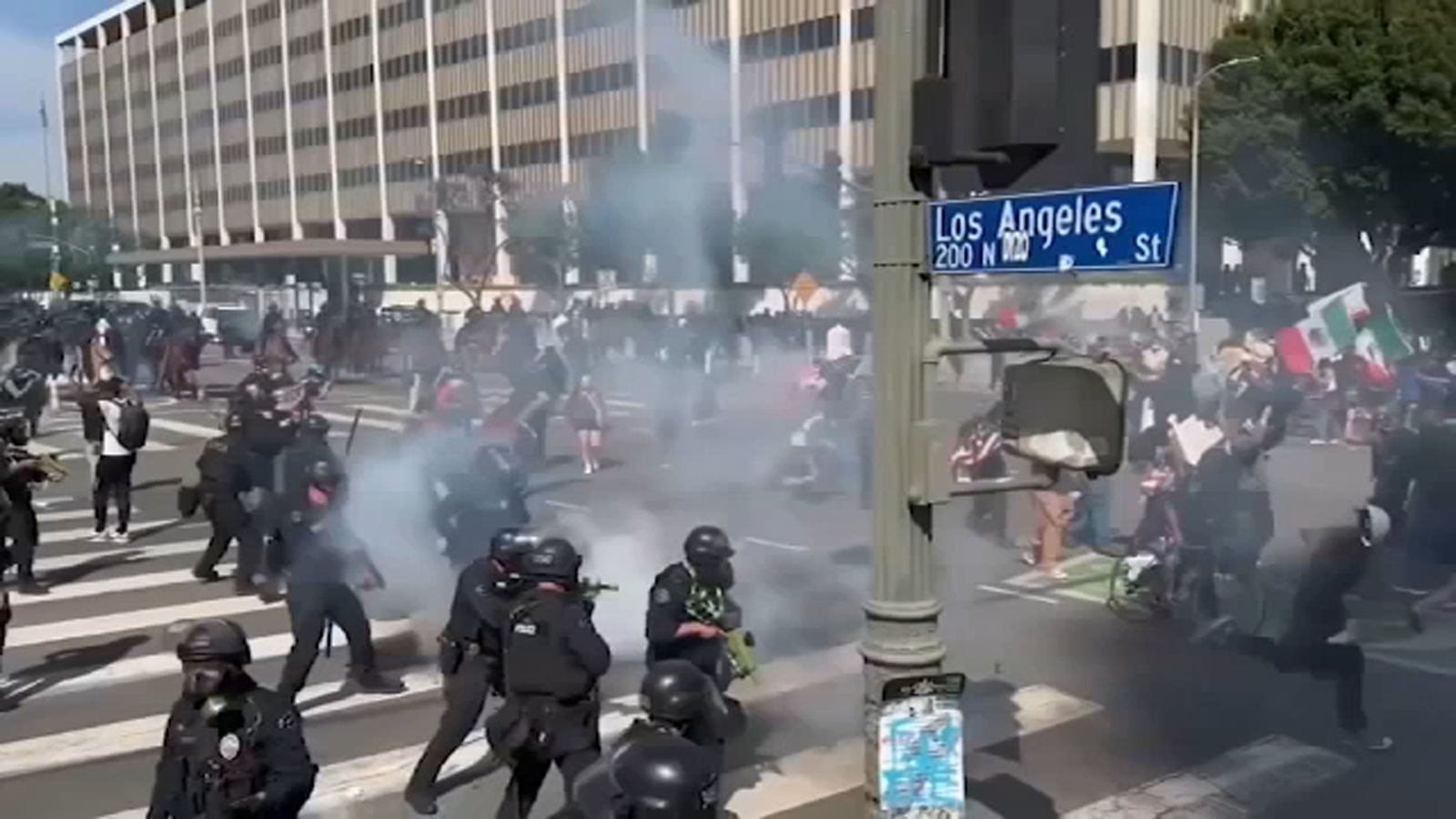 Lawsuits being filed against LAPD, LASD, CHP over rubber bullet injuries during anti-ICE protests in SoCal