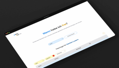Made a website showing when I have the day off