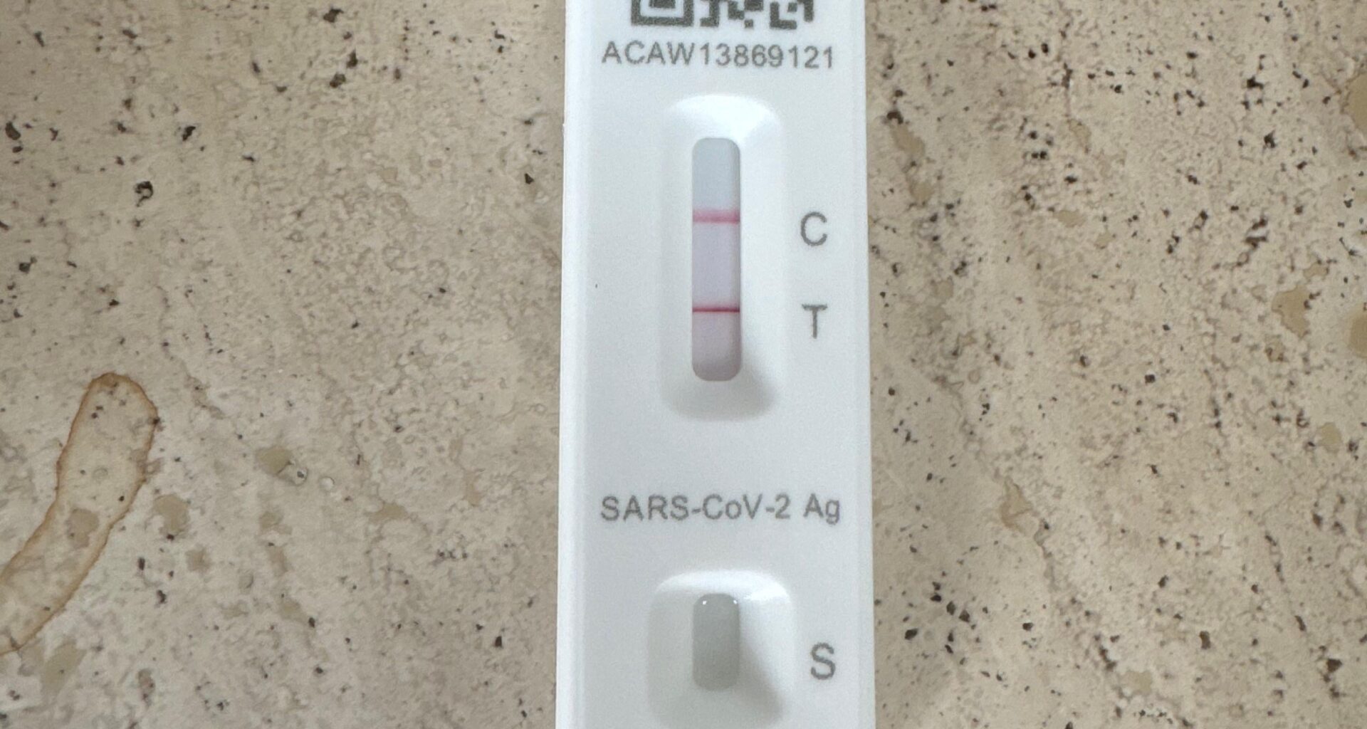 I’ve had this weird cold for the last few days, so took a test casually. How is your Sunday going?