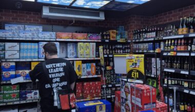 My corner shop installed a walk in beer fridge.