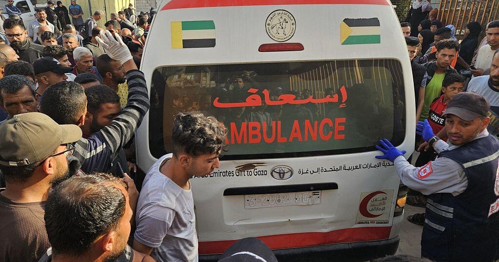 Attack near Gaza aid delivery point killed more than 50 people, CBS News has learned as Israel denies involvement