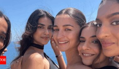 Alia Bhatt glows with happiness in stunning NEW PICS from Spain alongside her besties | Hindi Movie News