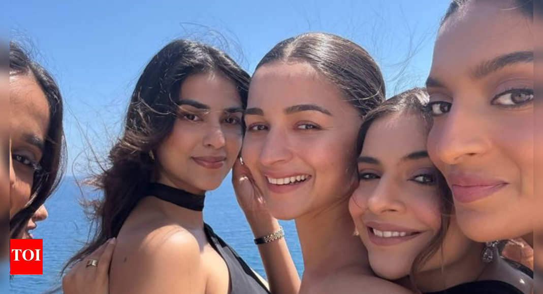 Alia Bhatt glows with happiness in stunning NEW PICS from Spain alongside her besties | Hindi Movie News