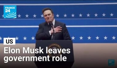 Elon Musk leaves US government role after rare break with Trump • FRANCE 24 English