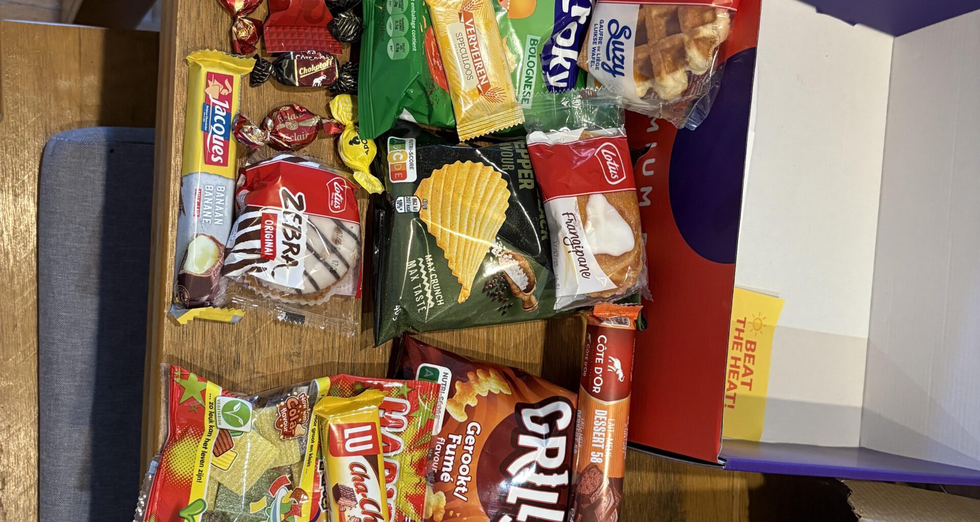 Just ordered a snack box and this month’s box is Belgium