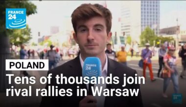 Tens of thousands join rival rallies in Warsaw as Poland's presidential runoff nears • FRANCE 24