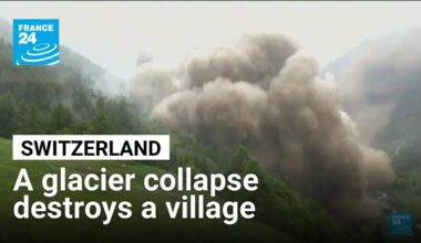 In Switzerland, a glacier collapse destroys a village • FRANCE 24 English