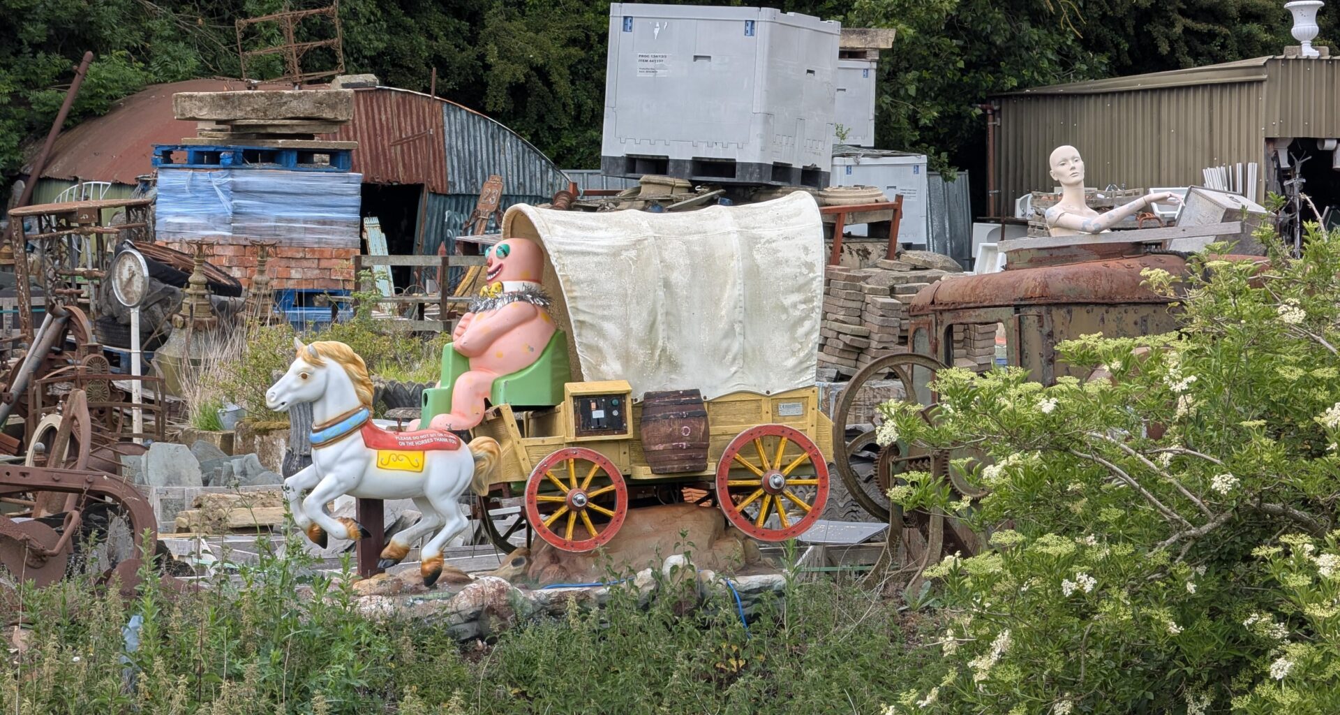 We spotted a major celebrity from our childhood whilst walking in Louth last week.