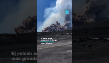 Italia: Las imágenes del monte Etna tras entrar en erupción