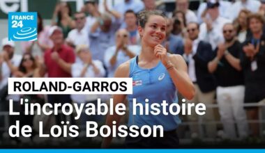 Tennis - Roland-Garros : l'incroyable exploit de Loïs Boisson face à la N.3 mondiale Jessica Pegula