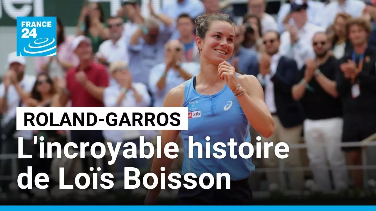 Tennis - Roland-Garros : l'incroyable exploit de Loïs Boisson face à la N.3 mondiale Jessica Pegula
