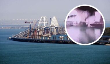Ukraine attackiert Krim-Brücke – Explosion unter Wasser