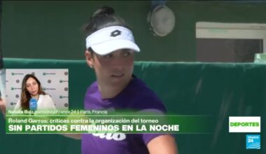 Informe desde París: críticas en Roland Garros por falta de partidos femeninos en la noche