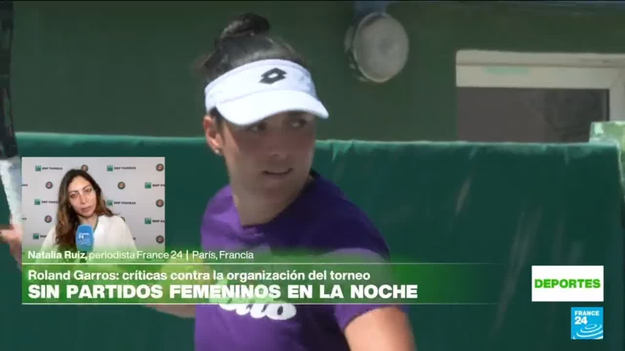 Informe desde París: críticas en Roland Garros por falta de partidos femeninos en la noche