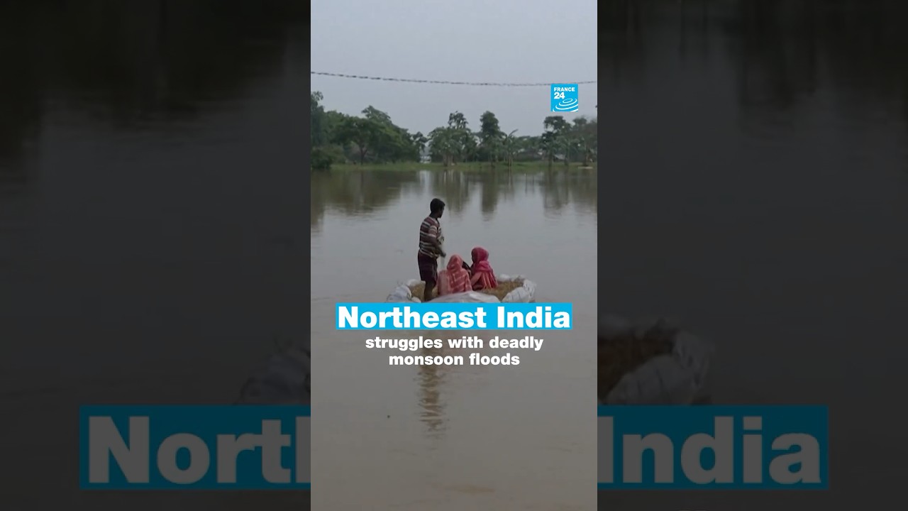 Northeast India struggles with deadly monsoon floods • FRANCE 24 English
