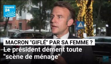 Macron giflé par sa femme ? Le président dément toute "scène de ménage" • FRANCE 24