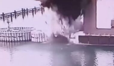 Ukraine hits Putin’s bridge to Crimea with underwater bomb attack