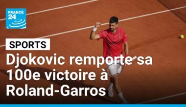 Expéditif, Novak Djokovic remporte sa 100e victoire à Roland-Garros et file en quarts